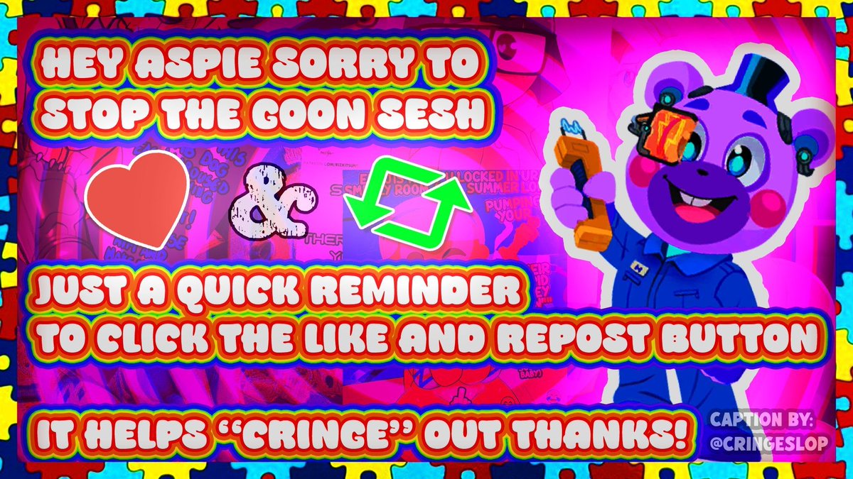 Remember #gooners if you can't $end likes and shares are the next best thing~ Don't you want my account to be fatter and grosser? Let all your followers know you're a $kunked loser 🦨💨 #cringe #retard #aspie #findom #furryfindom #goon #2dfd #accountplay