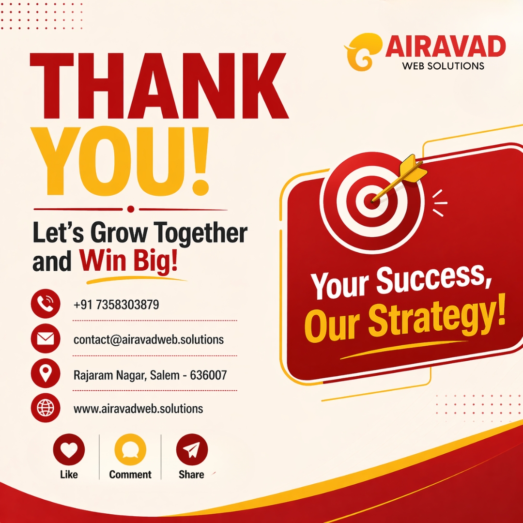 airavadweb's tweet image. 📈 Turn your business into a match winner
📞 +91 7358303879 🌐 airavadweb.solutions
Play smart. Win big. 🔥
#DigitalMarketing #Airavad #BusinessGrowth #LeadGeneration #MarketingStrategy #GrowYourBusiness