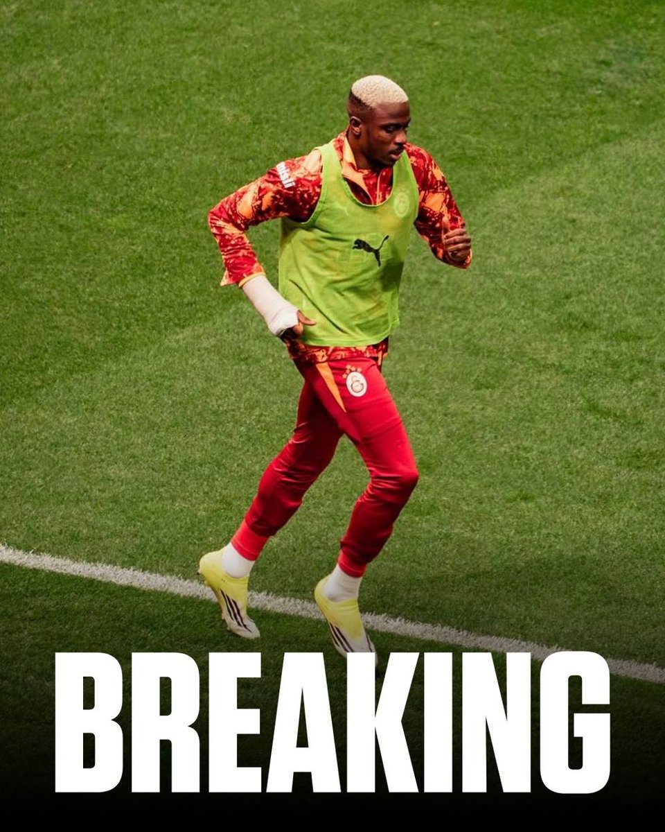 Fenerbache wants the Turkish Football Federation to stop Osimhen from playing against them this weekend. 

They claim the hard arm protector Victor Osimhen used instead of a cast poses a health risk to opposing players.