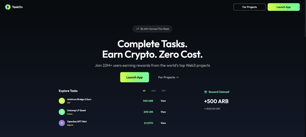 TaskOn | Ultimate Web3 Community Growth Platform tweet media