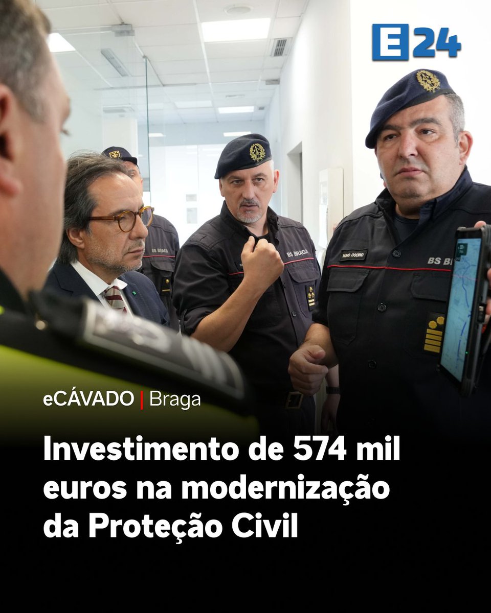E24_pt's tweet image. O Município de Braga investiu cerca de 574 mil euros na modernização do sistema de socorro.

Notícia: e24.pt/braga-investim…

#braga #bombeiros #sapadores #proteçãocivil #tecnologia #norte2030 #segurança #noticias #e24 #portugal