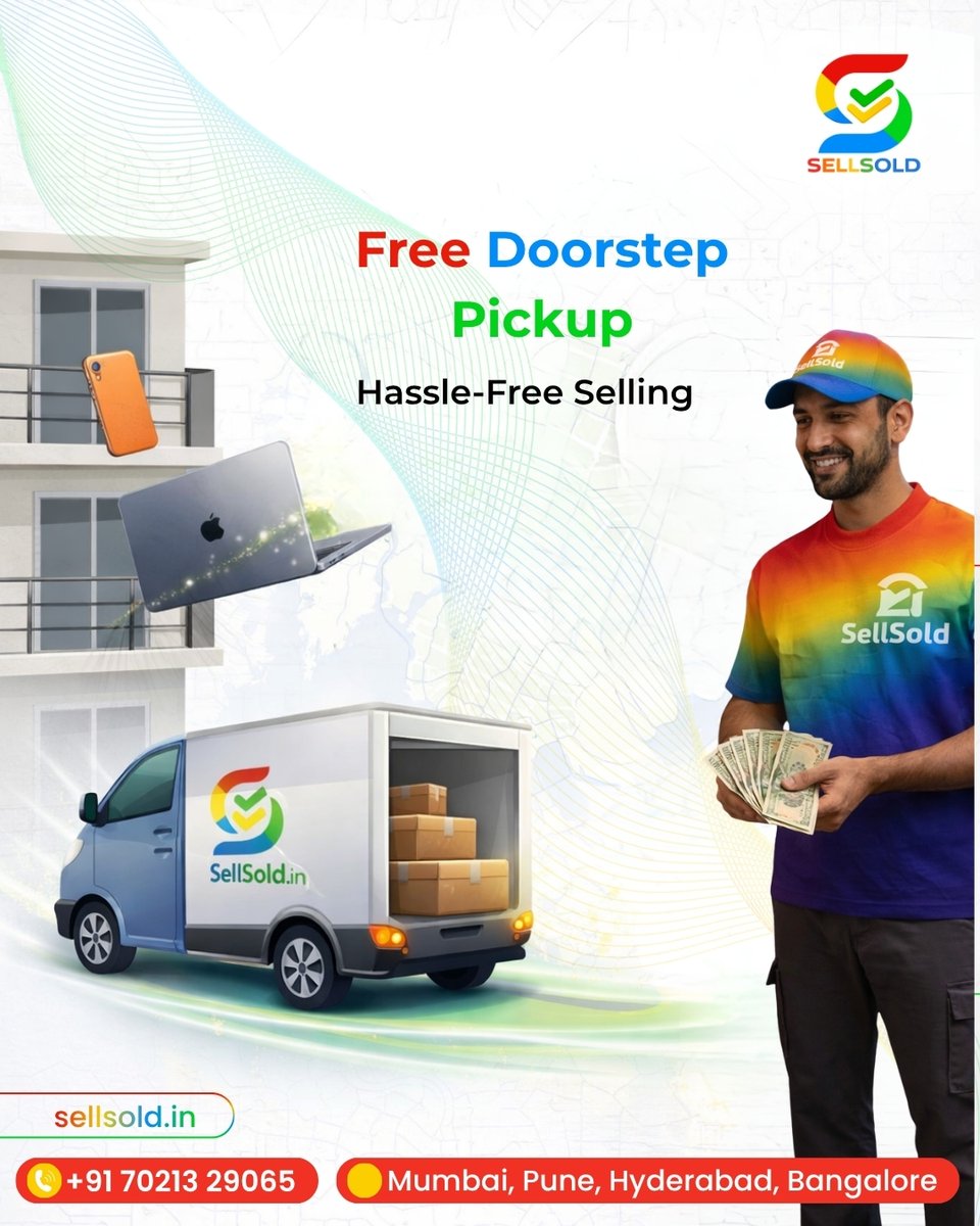 Sellsoldind's tweet image. Selling shouldn’t feel like work.
.
No store visits
No bargaining
No wasted time
We come to you.
You get paid. Simple.
Free Pickup. Instant Payment. Done.
.
.
#DoorstepService #SellEasy #InstantCash