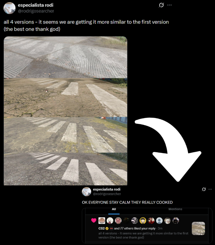 Ozzny_CS2's tweet image. Valve liked a post about the new Cache being similar to the old version of the map from CSGO ‼️

Overall that was definitely the most popular version of the map, and it looks like their remake might be closer to it 👀