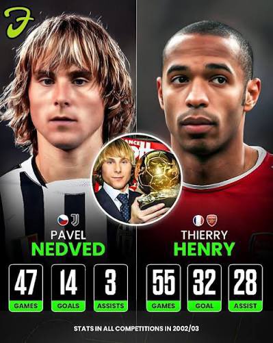 Thierry Henry should’ve won the Ballon d'Or but there decision wasn’t based on football. 

In the famous words of Jose Mourinho “if I speak I’m in big trouble” 

I will leave it down to your own opinion why he never won it.