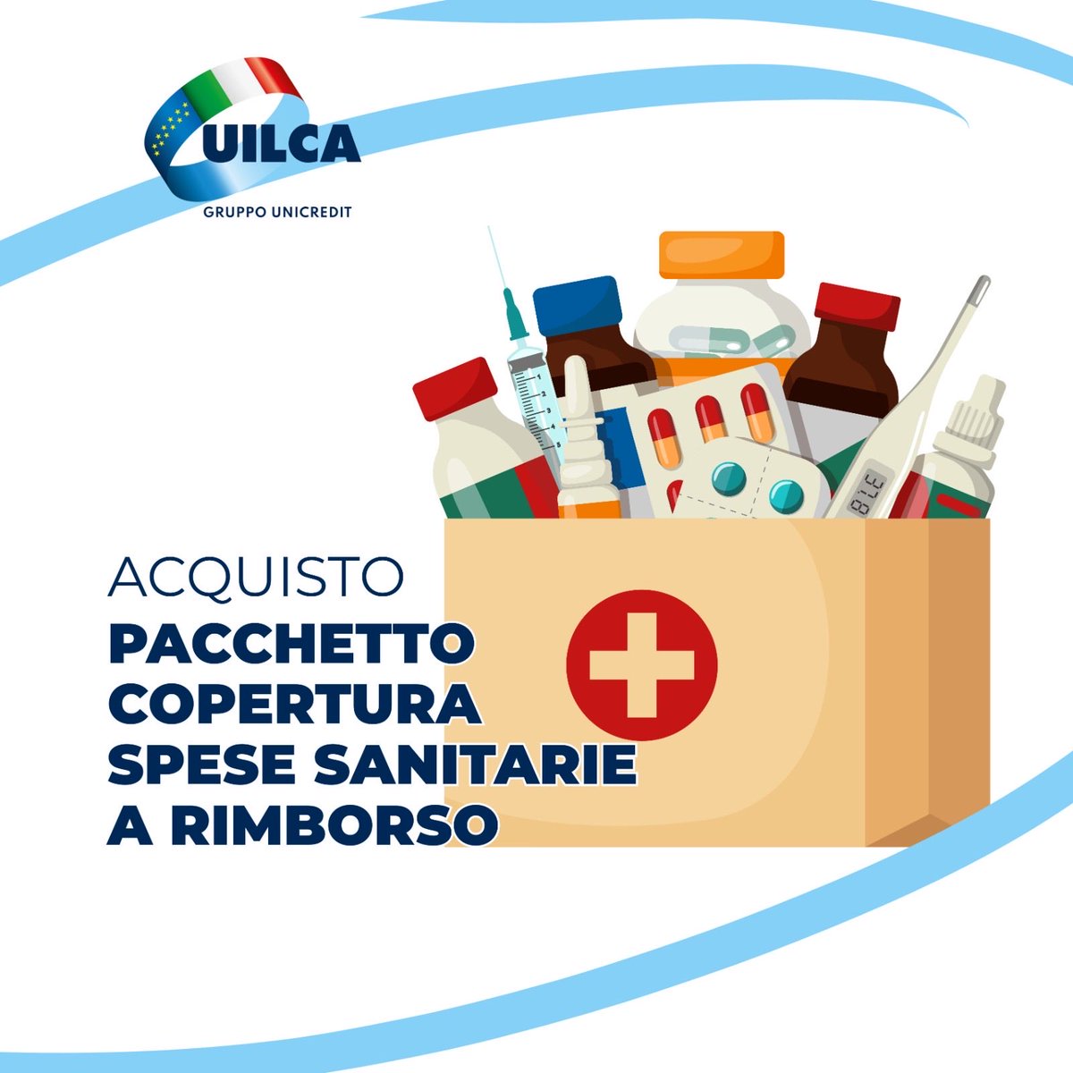 uilca_unicredit's tweet photo. ‼️ULTIMO GIORNO‼️
PACCHETTI SPESE SANITARIE

📆 Da mercoledì 9 a venerdì 24 aprile si potrà sottoscrivere il pacchetto che consentirà di portare a rimborso le spese saniterie.

🔎 Tutti gli approfondimenti sono nella nostra newsletter👇🏼 https://t.co/WK8NHjcJqy https://t.co/wqzr9WG422