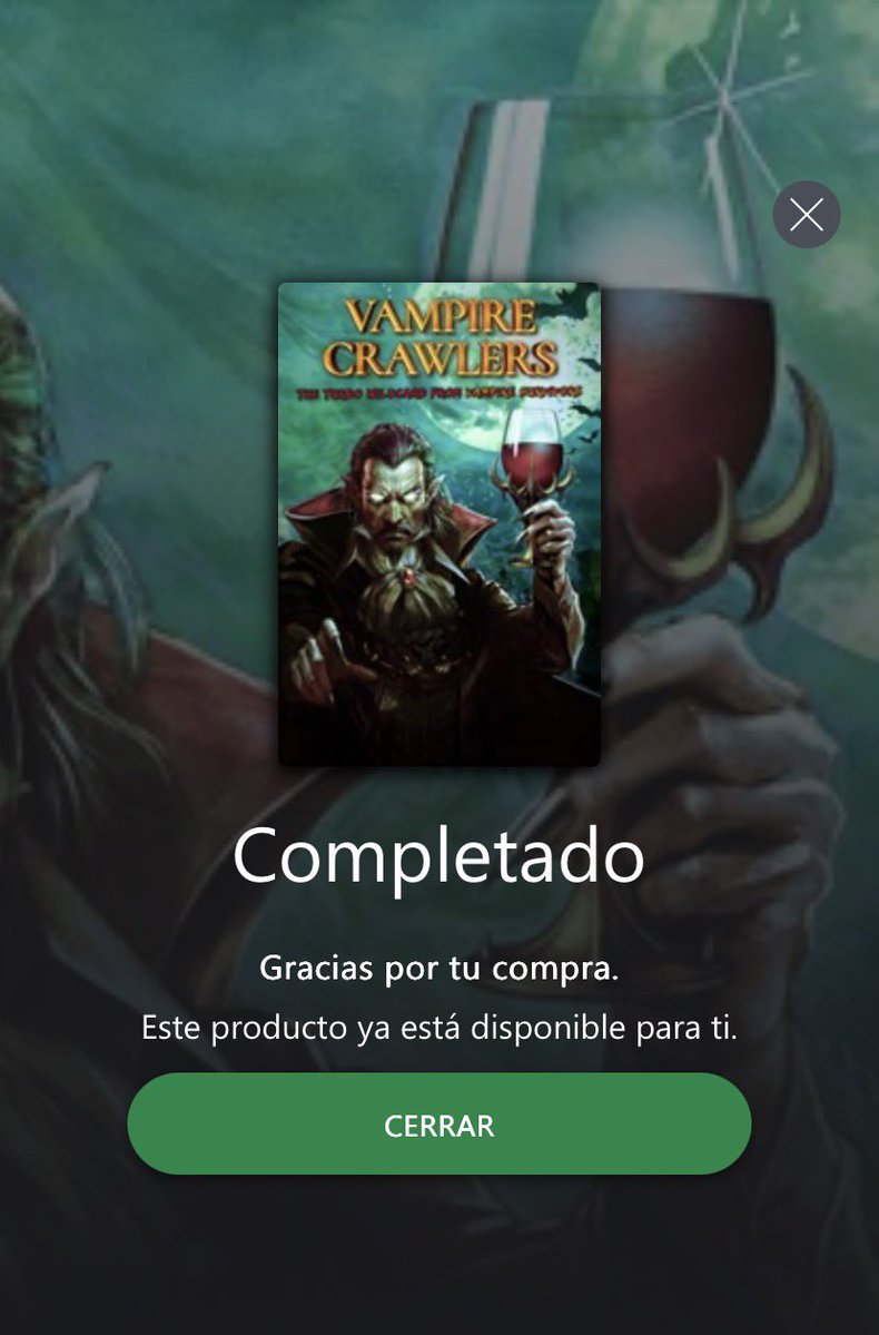 Gracias Game Pass por presentarme este Vampire Crawlers, pero no quiero que sea solo una cita… Quiero boda. Así que se viene a casa definitivamente.

Al estudio la palabra MAESTROS se les empieza a quedar corta… Otro juego que me pillaré en todas las plataformas.

Sigan 👌
