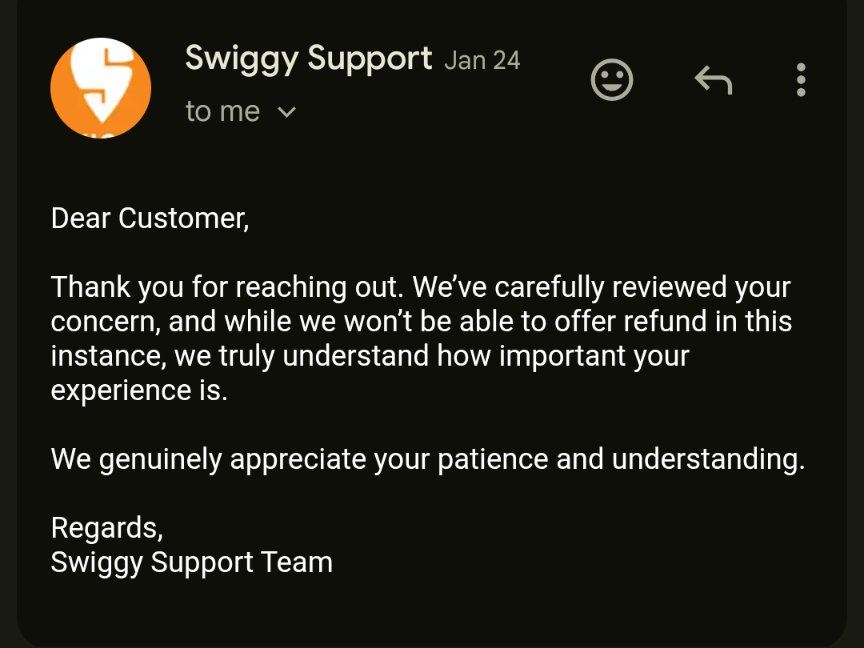 kathi_tarun's tweet photo. @SwiggyCares @Swiggy @TheOfficialSBI @UPI_NPCI Same for old order... After reporting , emailing, simple after investigations nothing was done... Really worst support I have faced with @SwiggyCares @Swiggy https://t.co/Dg6SyTcOPa