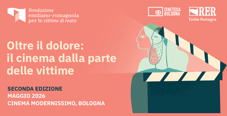 RegioneER's tweet photo. #Fondazione vittime di reato. A maggio torna al #Modernissimo di #Bologna ‘Oltre il dolore: il cinema dalla parte delle vittime’, la rassegna che mette al centro le storie di chi ha subito reati gravi. La #notizia👉https://t.co/V2CMC0X0Cl https://t.co/Ya3nmnwslc