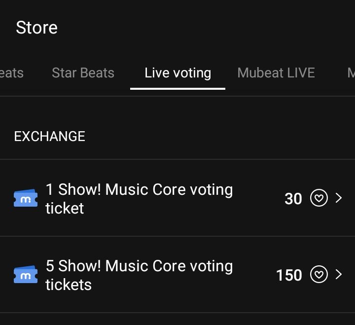 BEOMBASTlC's tweet photo. ‼️REMINDER‼️

Please make sure to exchange your beats for LIVE VOTING tickets on Mubeat before voting begins!

• You can get up to 5 voting tickets per account (150 beats)
• Use ALL of your accounts

⏰ MUSIC CORE live voting will begin tomorrow at approximately 15:15 KST https://t.co/nywnmHq70z