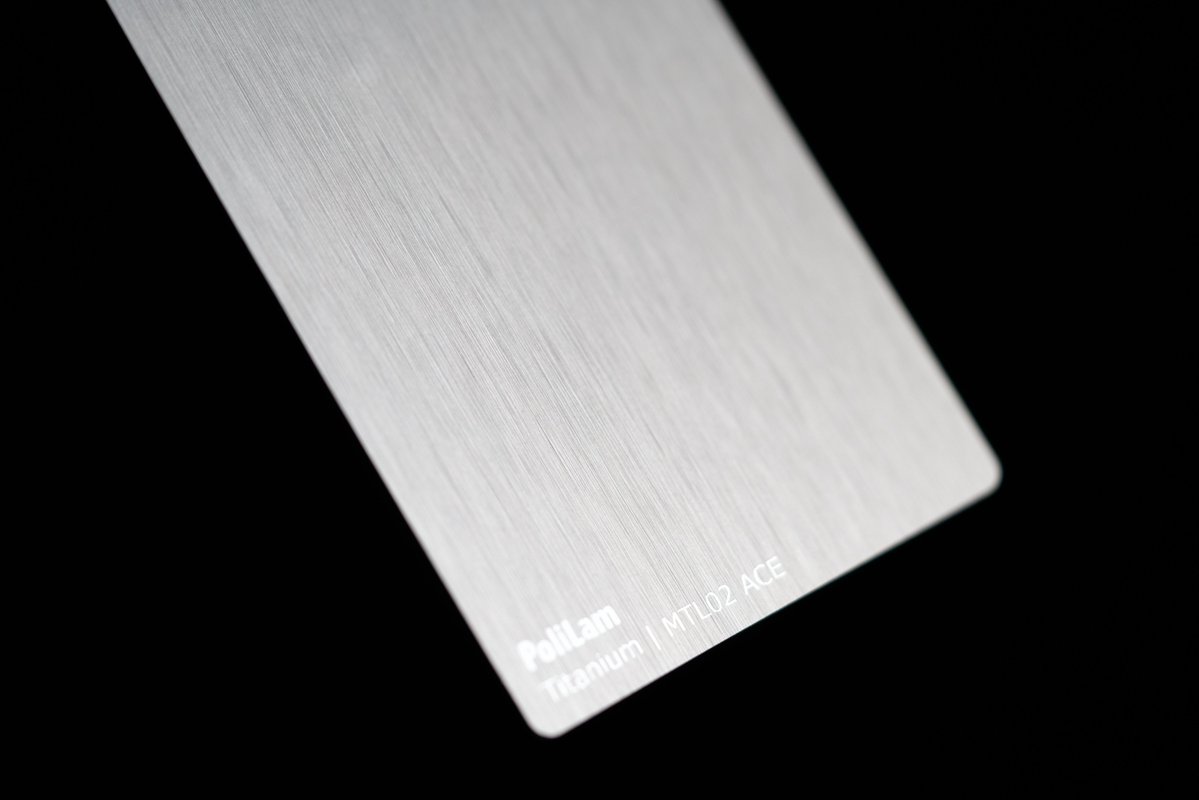 PoliLamofficial's tweet image. Isn't that too real?  We didn't slice a piece of metal, but replicated the metal in full detail with HPL.  Titanium | MTL02  
#InteriorDesign #MetallicFinish #TextureDesign #HPL #Polilam