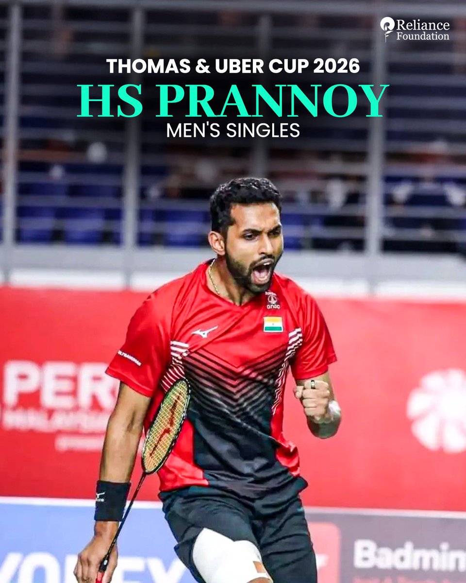 RFYouthSports's tweet image. The stage is set🏸🔥 

RF shuttlers are ready to take center stage at the Thomas &amp;amp; Uber Cup 2026💪🏻

#RFSports #LetsPlay #TUC2026