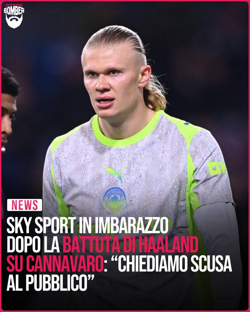 ChiamarsiBomber's tweet image. #SkySport chiede scusa dopo la battuta di #Haaland su #Cannavaro #24aprile bmbr.cc/9q6dism