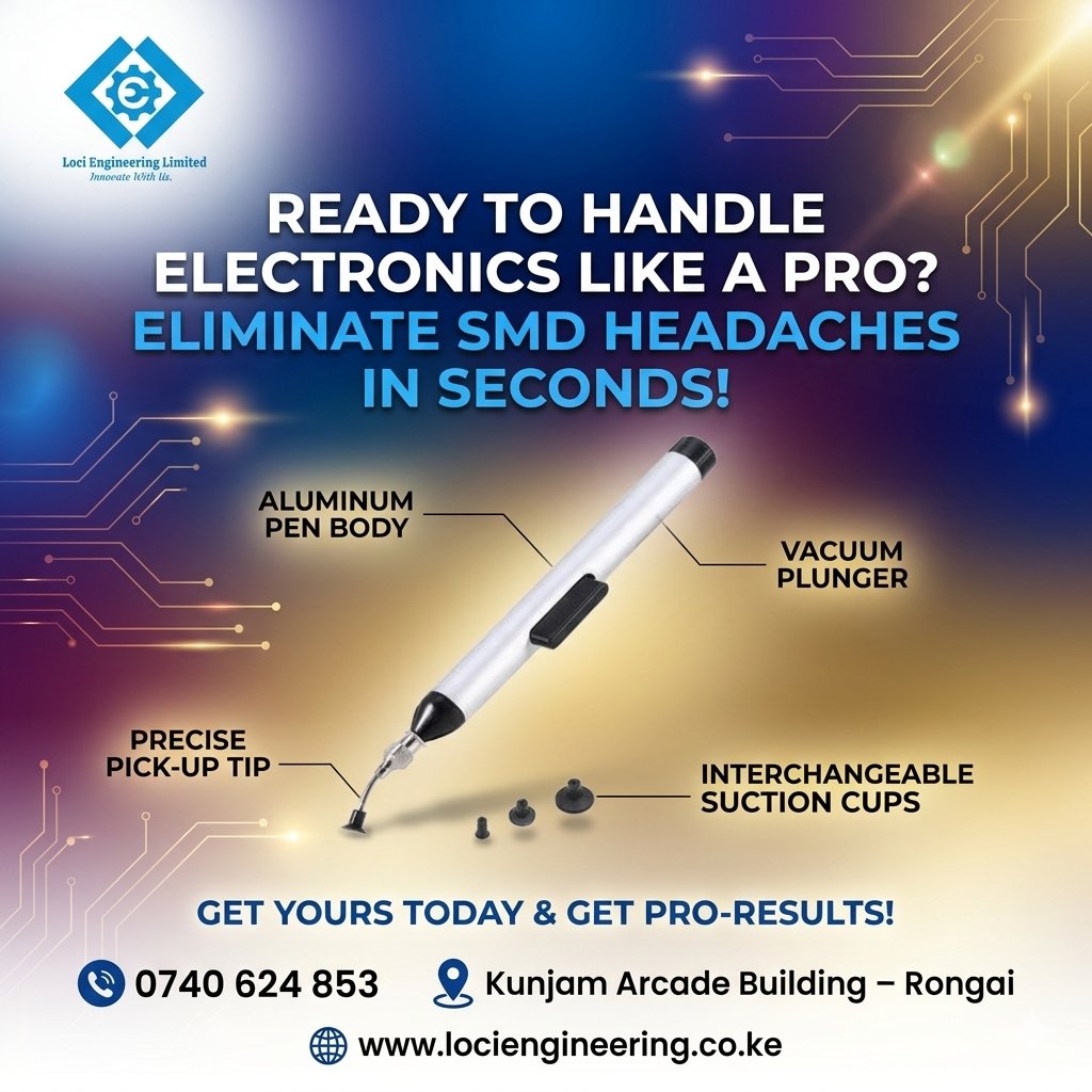 LOCIENG78761's tweet image. 🧲 Struggling to Handle Tiny Components?

Learn precision electronics assembly with the IC SMD Vacuum Sucking Pen — perfect for students to safely pick, place, and work with small SMD parts while improving accuracy and confidence in circuit building.

#STEMEducation #Electronics