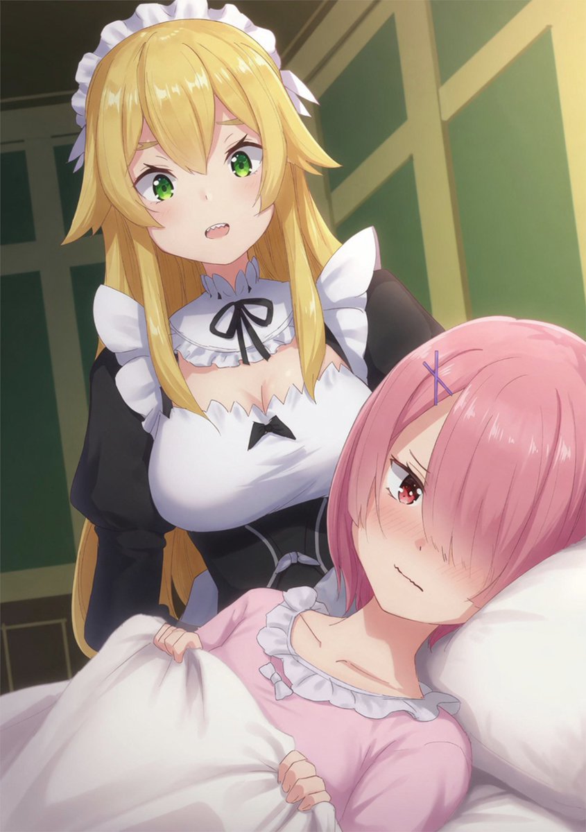 Frederica and Ram
Side Story: The Three Idiots Set Out! Cursed Goddess Statue
Tapenshuu Volume 6    
#rezero #リゼロ