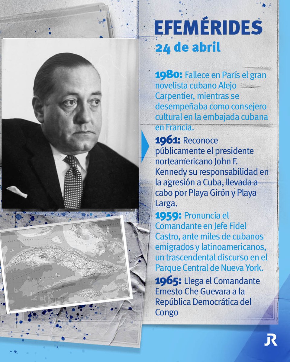 JuventudRebelde's tweet image. Resumen de #Efemérides hoy 24 de abril en #Cuba🇨🇺

#CubaViveEnSuHistoria