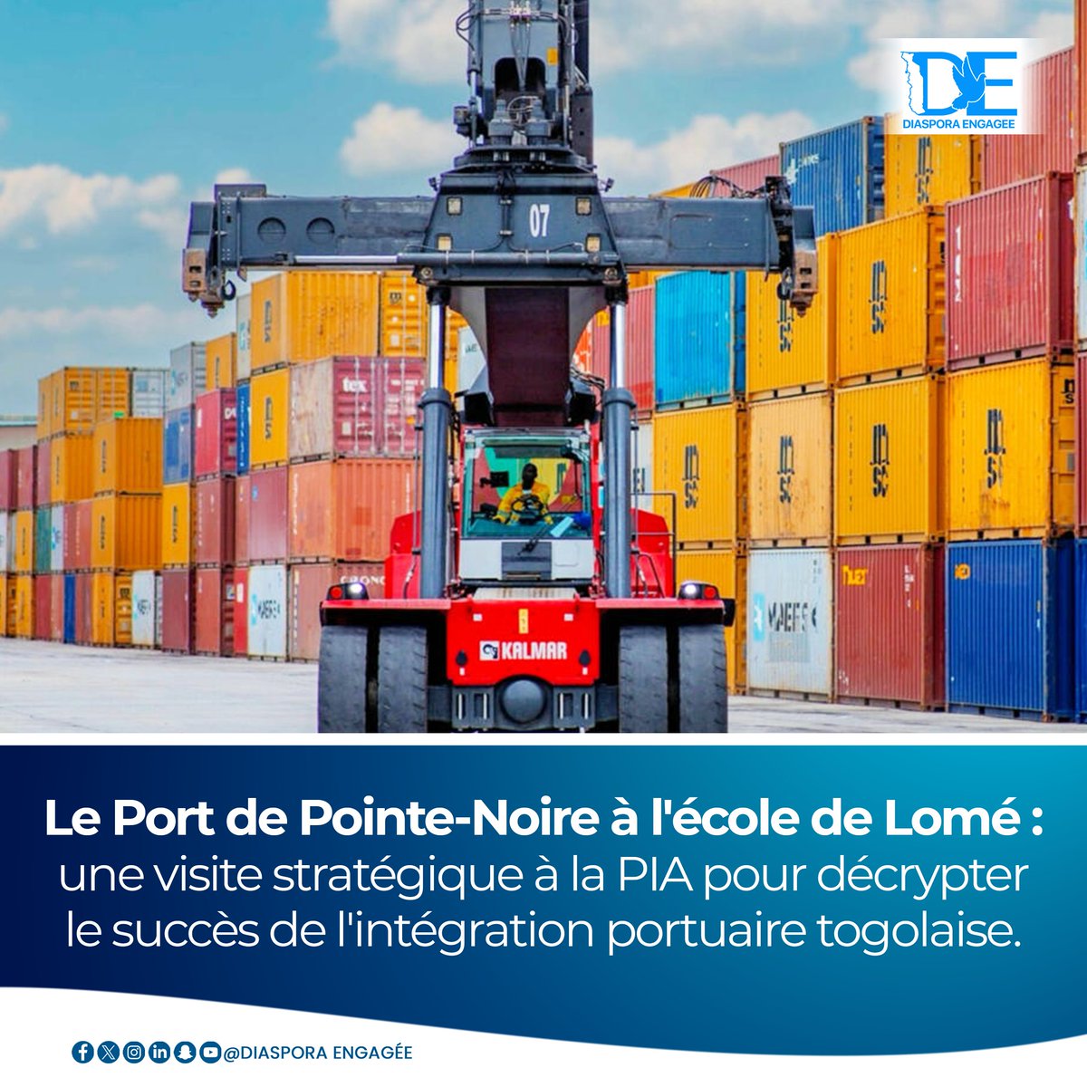 Le Togo inspire le Congo : une délégation du Port de Pointe-Noire a visité Lomé pour étudier le modèle Port Autonome de Lomé-PIA. Port, industrie, logistique intégrée : le pays confirme son leadership et sa vision du commerce africain souverain.
#Togo #Congo #HubLogistique