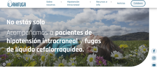 somos_pacientes's tweet photo. Ahifuga estrena #web con información, apoyo y visibilidad para la hipotensión intracraneal y las fugas de LCR

https://t.co/I6YkOIAvln https://t.co/MKH60bFwkq