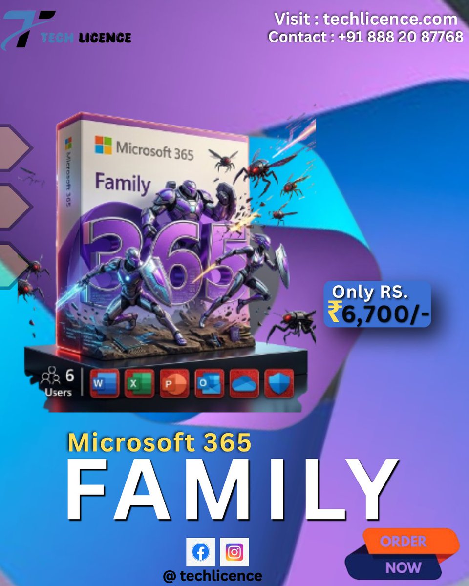 techlicence's tweet image. 💻 𝗠𝗶𝗰𝗿𝗼𝘀𝗼𝗳𝘁 𝗢𝗳𝗳𝗶𝗰𝗲 𝟯𝟲𝟱 𝗙𝗮𝗺𝗶𝗹𝘆 
Best price 6.700/-   
📦 𝗜𝗻𝗰𝗹𝘂𝗱𝗲𝘀: 𝗪𝗼𝗿𝗱 | 𝗘𝘅𝗰𝗲𝗹 | 𝗣𝗼𝘄𝗲𝗿𝗣𝗼𝗶𝗻𝘁 | 𝗢𝘂𝘁𝗹𝗼𝗼𝗸 | 𝗢𝗻𝗲𝗡𝗼𝘁𝗲 | 𝗗𝗲𝗳𝗲𝗻𝗱𝗲𝗿
𝗪𝗵𝗮𝘁𝘀𝗔𝗽𝗽 No: +𝟵𝟭 𝟴𝟴𝟴𝟮𝟬 𝟴𝟳𝟳𝟲𝟴

#Microsoft365 #Office365 #Office