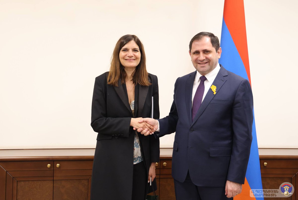 armenpress's tweet image. 🇦🇲#Armenian Minister of Defense meets 🇫🇷#French official
armenpress.am/en/article/124…