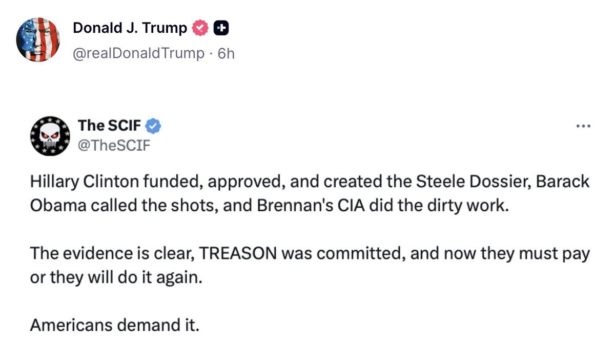 Donald J Trump Posts TruthSocial tweet media
