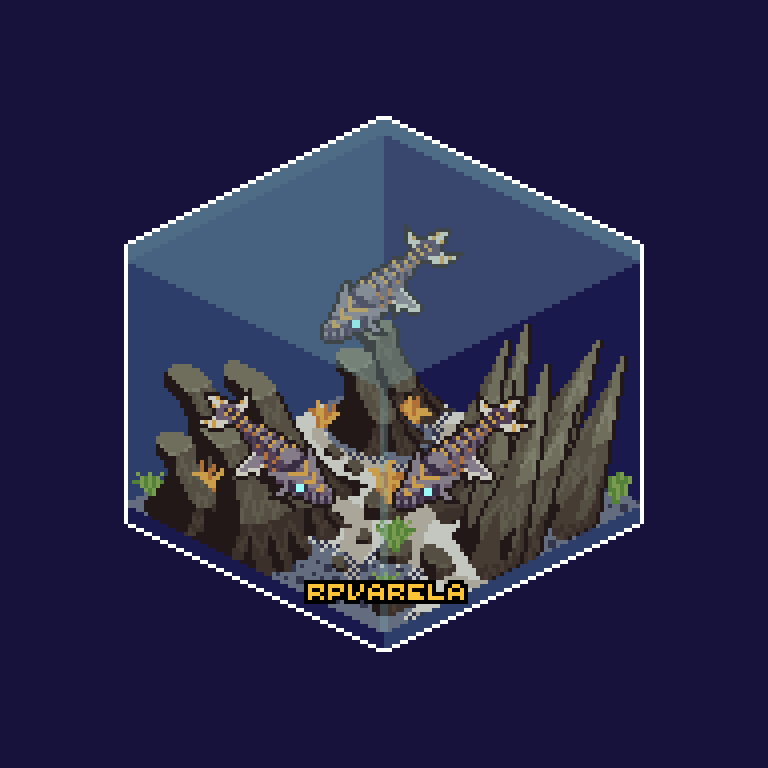 rp_varela's tweet image. A cube of crags.
#pixelart
#subnautica