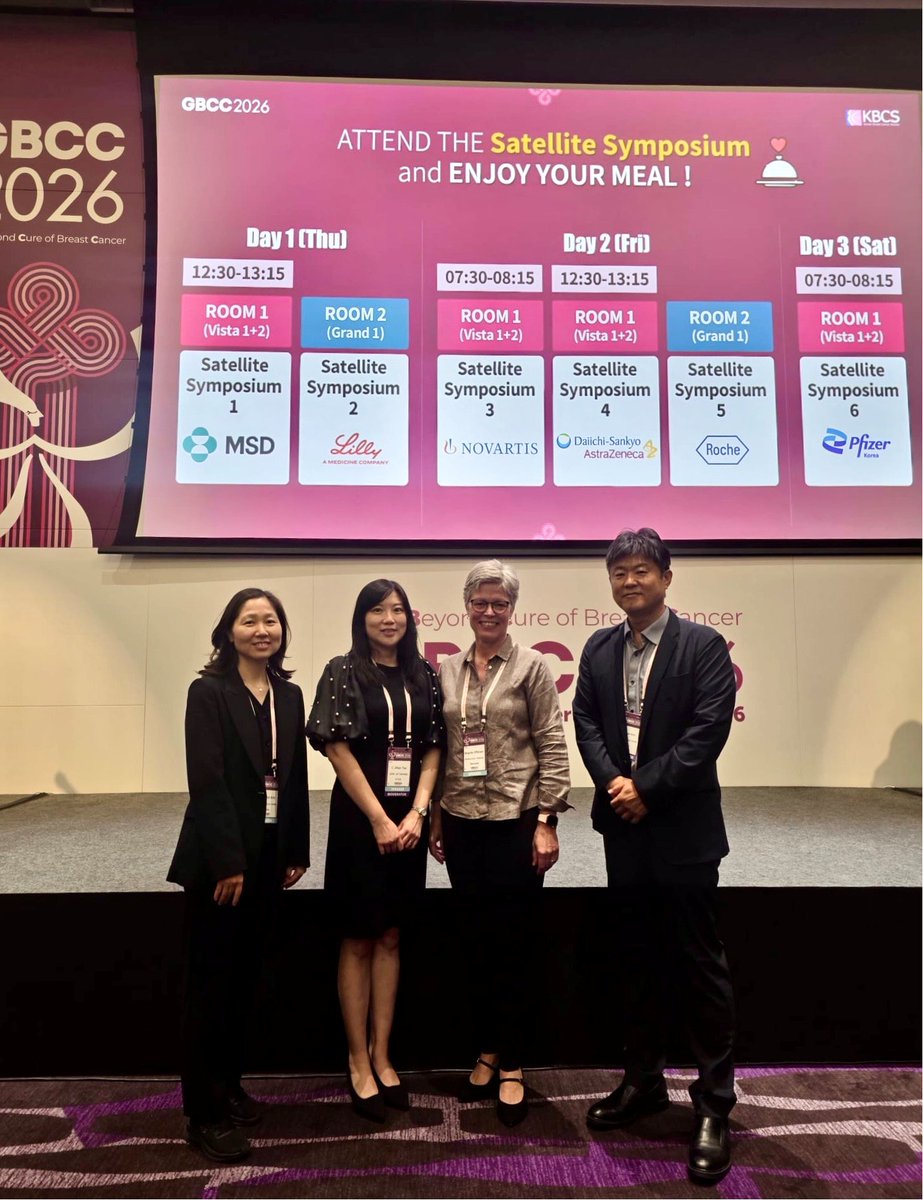 CJTsaiMDPhD's tweet image. ♀️🫶 Honored to join the discussion on biology-directed RT for MBC @GBCC_Korea - great exchange on trial design frameworks and upcoming studies incl. AVATAR2 (@TROGfightcancer), Clarity (@NRGonc), and S2511 (@SWOG). Time to push forward a dedicated trial for #TNBC?