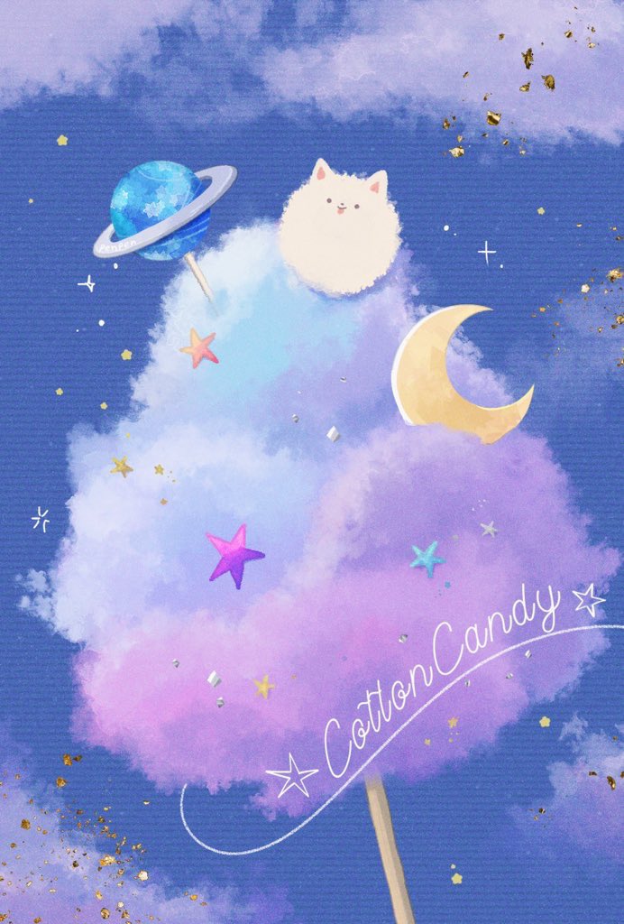 cotton candy☁️🍬