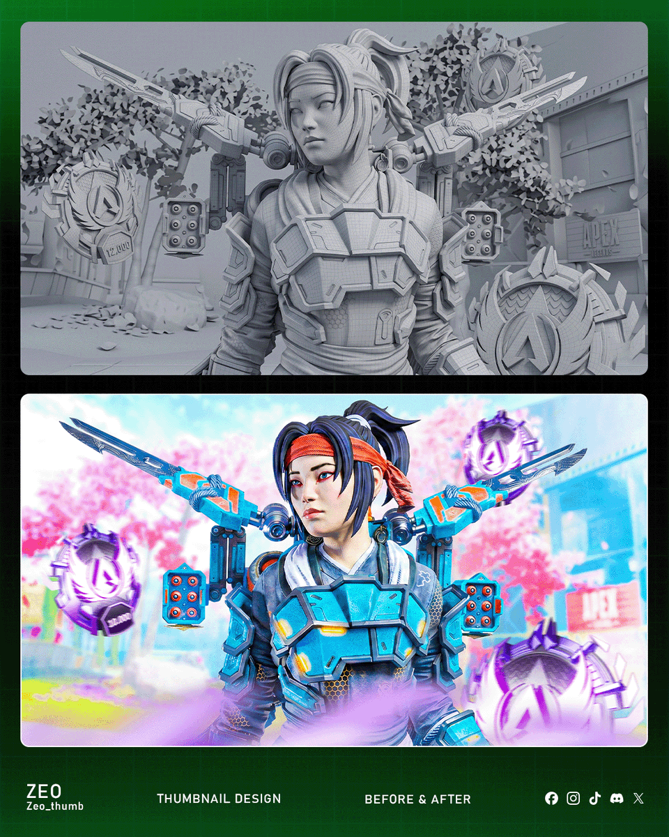 zeo_thumb's tweet photo. New Design Drop: Before vs After 👀 https://t.co/fOGgeGupMq