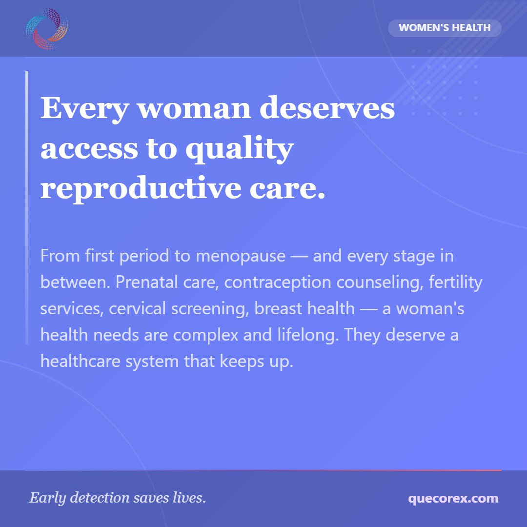 quecorex's tweet photo. Quecorex Gynaecology module supports fertility, prenatal care, labor &amp; delivery, gynaecologic surgery,

menopause management, and preventive screening all in one integrated system.

#WomensHealth #Gynaecology #ReproductiveHealth #Quecorex #MaternalHealth

https://t.co/UEu5Qd3oFw https://t.co/jBVIYUOPGc