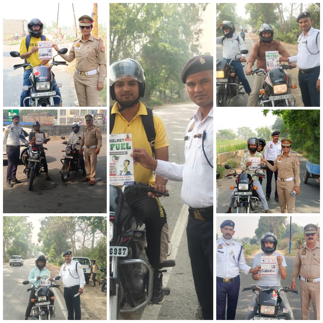 PoliceShamli's tweet image. #SPSHAMLI श्री एन.पी.सिंह के निर्देशन मे #TrafficShamlipolice द्वारा #Helmet व #SeatBelt के अनिवार्य प्रयोग के साथ #NoHelmetNoFuel अभियान के तहत आमजन को #SafeDrive हेतु जागरूक किया जा रहा है #uppolice
@dgpup
#RoadSafety #AccidentFreeShamli
@adgzonemeerut 
@digsaharanpur