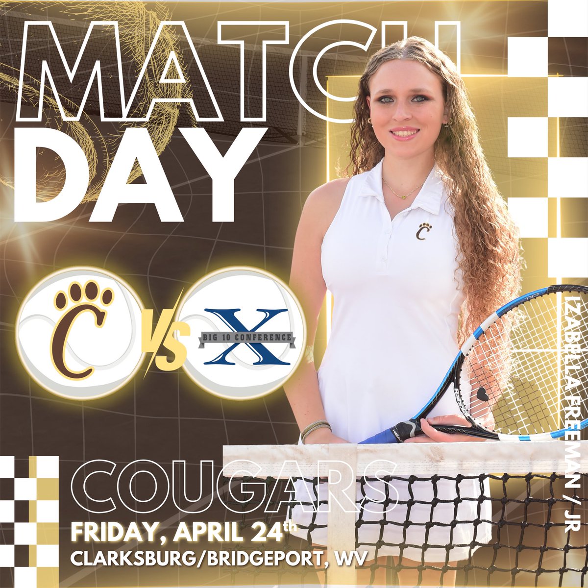 LincolnHighWV's tweet image. Good luck to our tennis teams as they compete in the Big Ten Tournament starting at 8 AM! 🎾
Girls at Robert C. Byrd &amp;amp; boys at Bridgeport courts—let’s go get it! 💪🔥
#BigTenTennis #GameDay #LetsGo