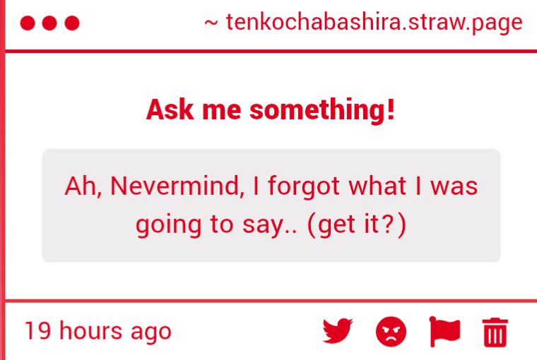 Tenko chabashira!!! tweet media