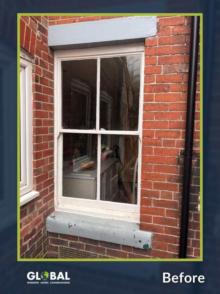 global_windows's tweet photo. Modern upgrade… same character 👇

We replaced an old timber window with uPVC,
but kept the original style with:
– Run-through sash horns
– Vertical astragal bar

Energy efficient and in keeping with the property.

Would you keep original features like this?

#CharacterFeatures https://t.co/tNyaJPRP1O