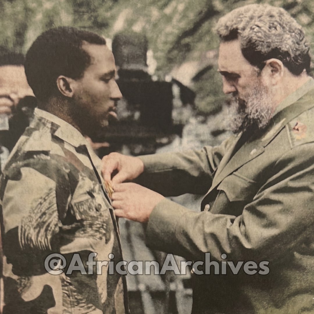 Fidel Castro awarding Thomas Sankara the Order of Jose Marti, 1984.

When Thomas Sankara looked beyond Burkina Faso for inspiration, he did not just see ideology. He saw examples of how a country could assert its independence, invest in its people, and challenge global systems