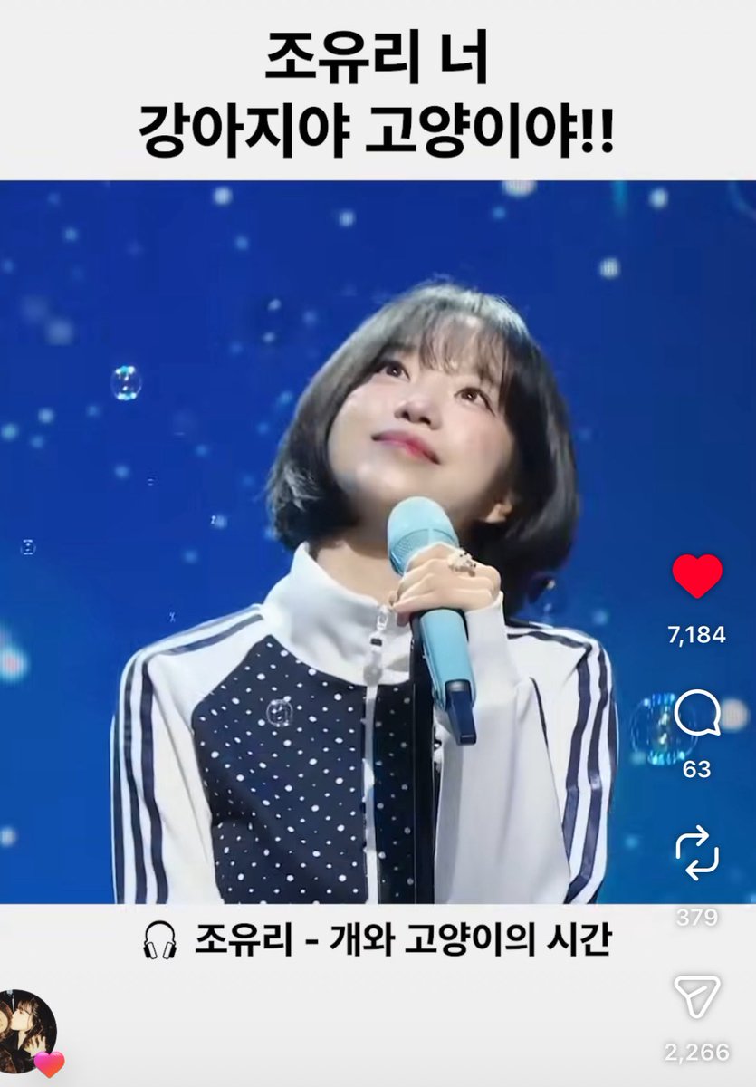 자기 릴스에 하트 눌러놓으신거 왜케좋지.
근데
구래서 강아지임?고양이임?