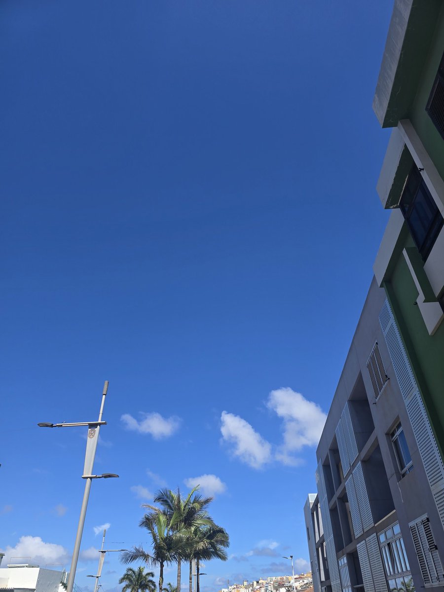 Cielo azul, nubes de algodón y aire fresquito primaveral. Esto sí es normal. 🤷‍♀️🤷‍♀️🤷‍♀️