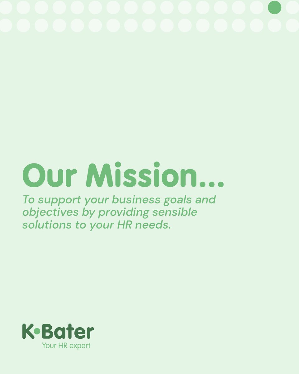 KBaterHR's tweet image. To support your #BusinessGoals and objectives with practical, no-nonsense #HRSolutions that actually work.

We focus on what matters most… helping you manage your people effectively, stay compliant and move your business forward with confidence.

tinyurl.com/7ryrz4hr