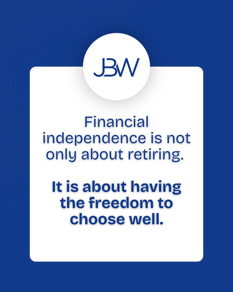 JBWautier's tweet image. Financial independence is essentially the ability to experiment and pivot, and live aligned with your values and purpose. Think about it. What does financial independence mean to you? #FinancialIndependenceAwarenessDay #FinancialLiteracy #FinancialPlanning