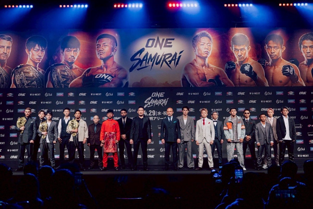 takerusegawa's tweet photo. 「ONE SAMURAI 1」
Open work out &amp; Press conference.
@ONEChampionship https://t.co/gc1uSR6xAC