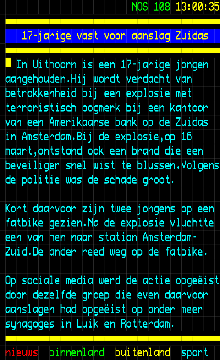 Mogelijke aanslag op de Zuidas
