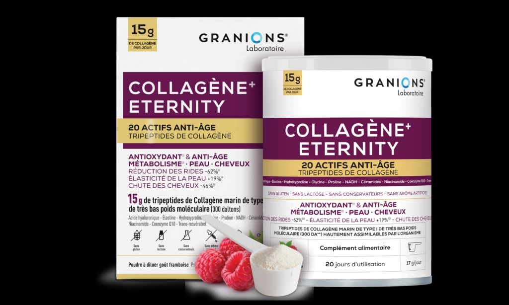 luxsure's tweet image. Laboratoire des Granions Collagène+ Eternity : 20 actifs, 4 complexes, 15 g de collagène marin par jour. Le soin devient protocole ingestible. Lecture complète sur Luxsure. 

#Granions #Nutricosmetics #Collagen #SkinCareScience #SupplementDesign 

luxsure.fr/2026/04/23/col…