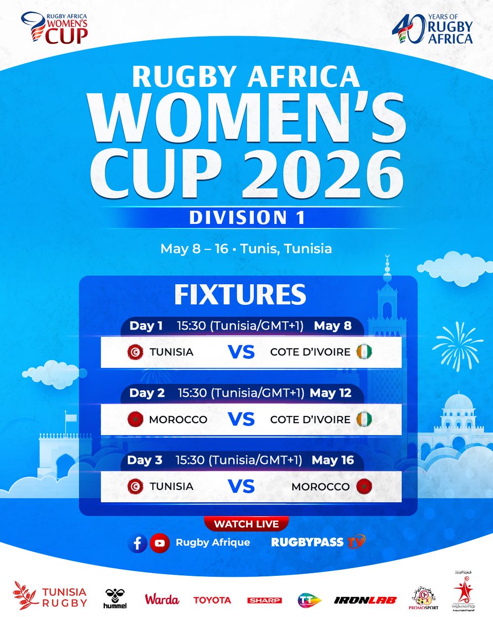 Image for the Tweet beginning: Game on Africa! 🏉 
The