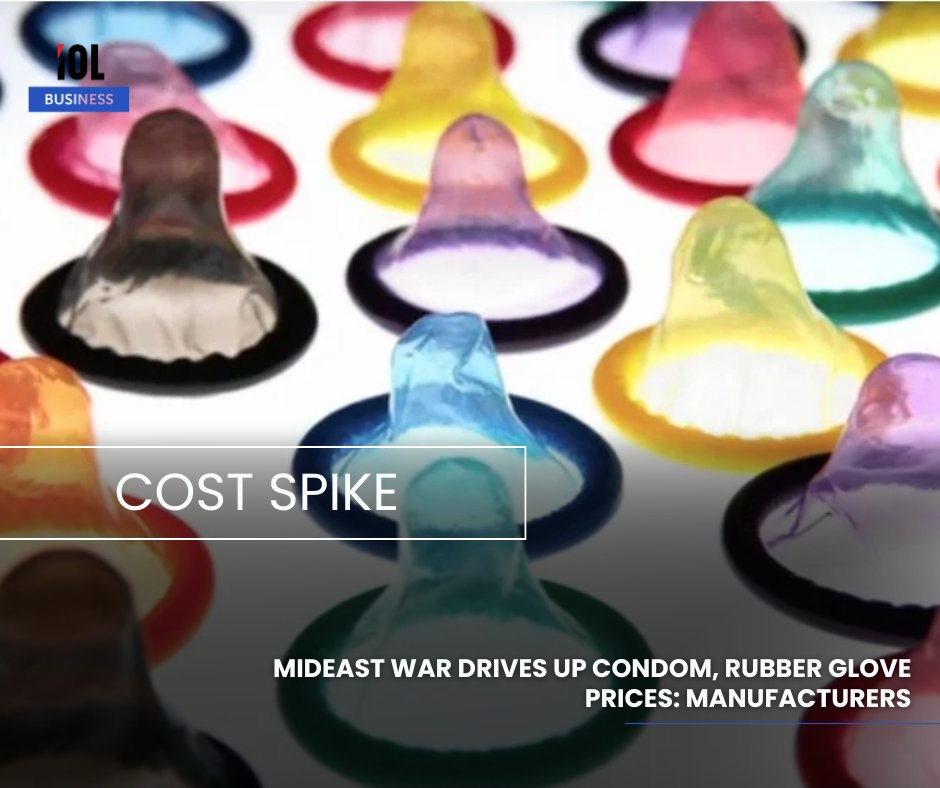 IOL's tweet image. Prices of rubber products have shot up due to supply chain disruptions stemming from the Middle East war, the world's largest condom maker and a leading glove manufacturer, both based in Malaysia, said on Friday.
#business #prices #rubber #prices #increased #supply #chain