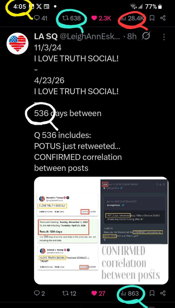 DeanDavis33's tweet photo. 5️⃣3️⃣6️⃣ #FiveThreeSix 
4️⃣0️⃣5️⃣ #FourZeroFive 
😏 #WhatAreTheOdds 😁
2️⃣8️⃣4️⃣ #TwoEightFour 
6️⃣3️⃣8️⃣ #SixThreeEight 🐸 https://t.co/NzzIMqMyy4