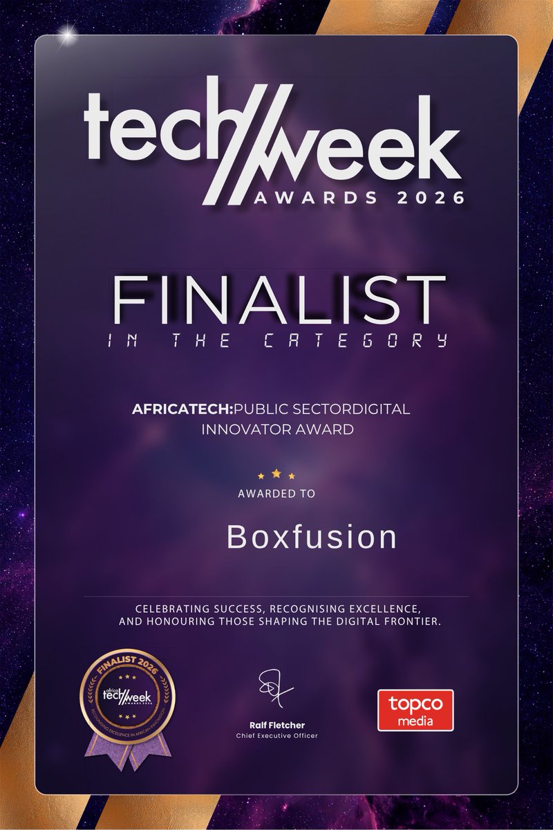 boxfusion_sa's tweet image. We're finalists at @Africa Tech Week 🏆 in three categories: 
• Public Sector Digital Innovator 
• AI Innovation, Maturity &amp;amp; Collaboration 
• Digital Transformation 

Big thanks to our team!

#AfricaTechWeek #Finalists #DigitalInnovation #AITechnology