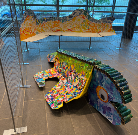 PEARLS_YPS's tweet photo. Our students’ beautiful group mosaic project is on display and ready to view in the YPS Library at the Autism Art Show! 🎨✨ https://t.co/aSf1h7kmKk