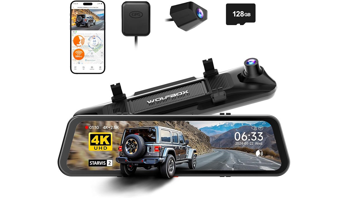 AVForums's tweet image. Win 1 of 3 Wolfbox G900 Pro Dual-Camera Mirror Dash Cams worth £333

Three lucky entrants could be in with a chance of getting hold of a G900 Pro dashcam with its 12-inch HD touchscreen. Simply sign up to AVForums.com &amp;amp; enter below.
avforums.com/competitions/w…
#Competition