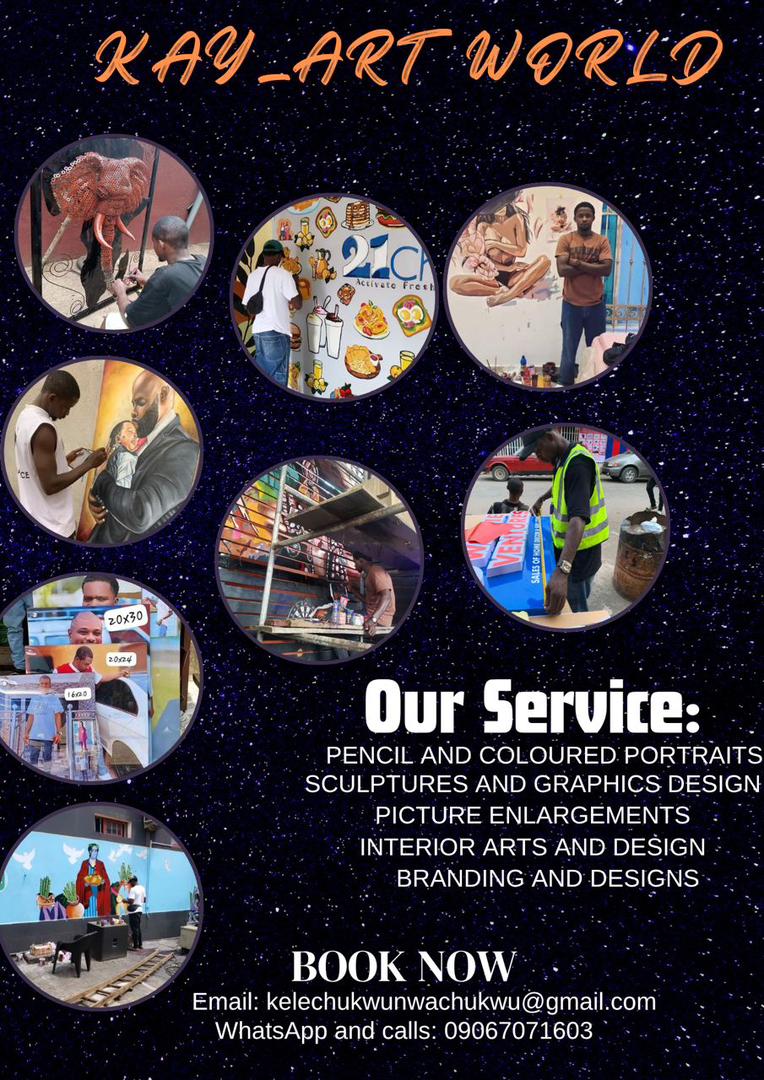 jhust_a_ghurl's tweet image. MY BROTHER IS SERIOUSLY TALENTED 🎨🔥
From portraits to murals and branding—if you need clean, creative artwork and lots more,he’s your guy 😌🤭
Don’t scroll without supporting talent 🙏
A like or repost goes a long way 💯
#supportasmallbusiness
#artlovers
#murals