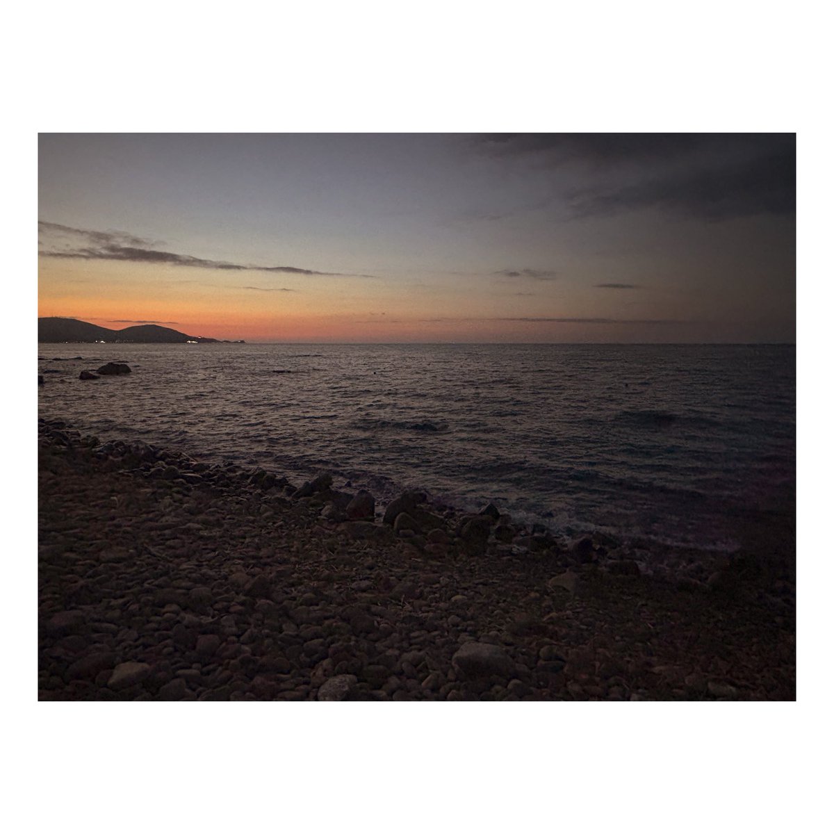 水平線へ沈む
#写真