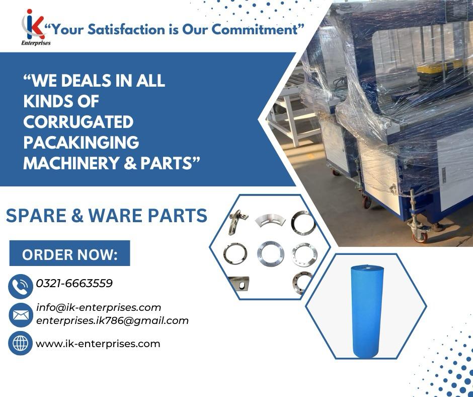 Angela1473638's tweet image. Reliable Machinery Solutions for the Corrugated Industry

At IK Enterprises, your satisfaction is our commitment. 
Order Now:
📞 0321-6663559 
 info@ik-enterprises.com 
#CorrugatedPackaging #IndustrialMachinery #SpareParts #ManufacturingSolutions #IKEnterprises #PackagingIndustry